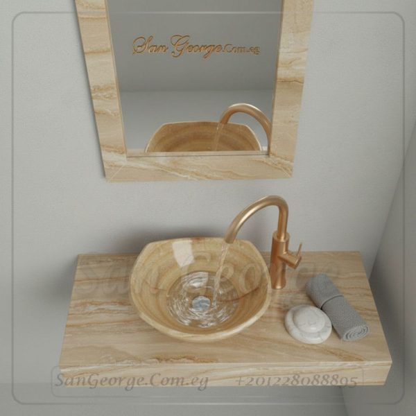 Honey Onix marble sink FE4012HO | San George Design