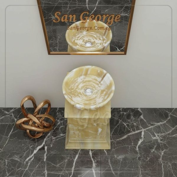 مغسله من ال رخام الابستر Hand Made من San George Design