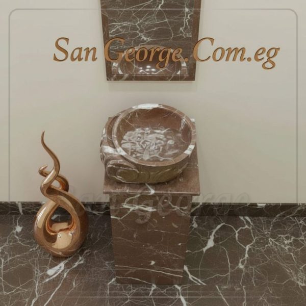 مغسله من ال رخام بنىمزخرف Hand Made من San George Design