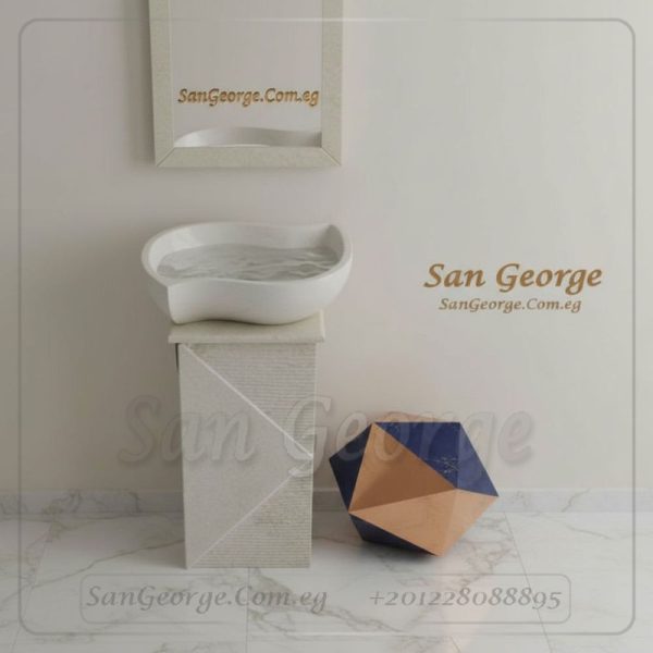 مغسله من الرخام مزخرف Hand Made من San George Design