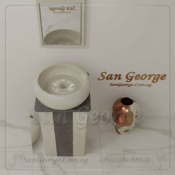 مغسله من الرخام Hand Made من San George Design
