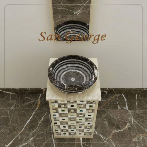 وحده حوض رخام طبيعي Hand Made من San George Design