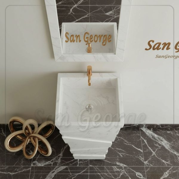 Marble Basin Hand Made من San George Design