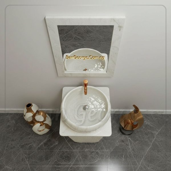Marble Basin Beige Hand Made من San George Design